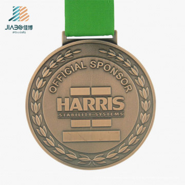 Medalha feita sob encomenda dos esportes de Harris do bronze da liga dos ofícios do metal